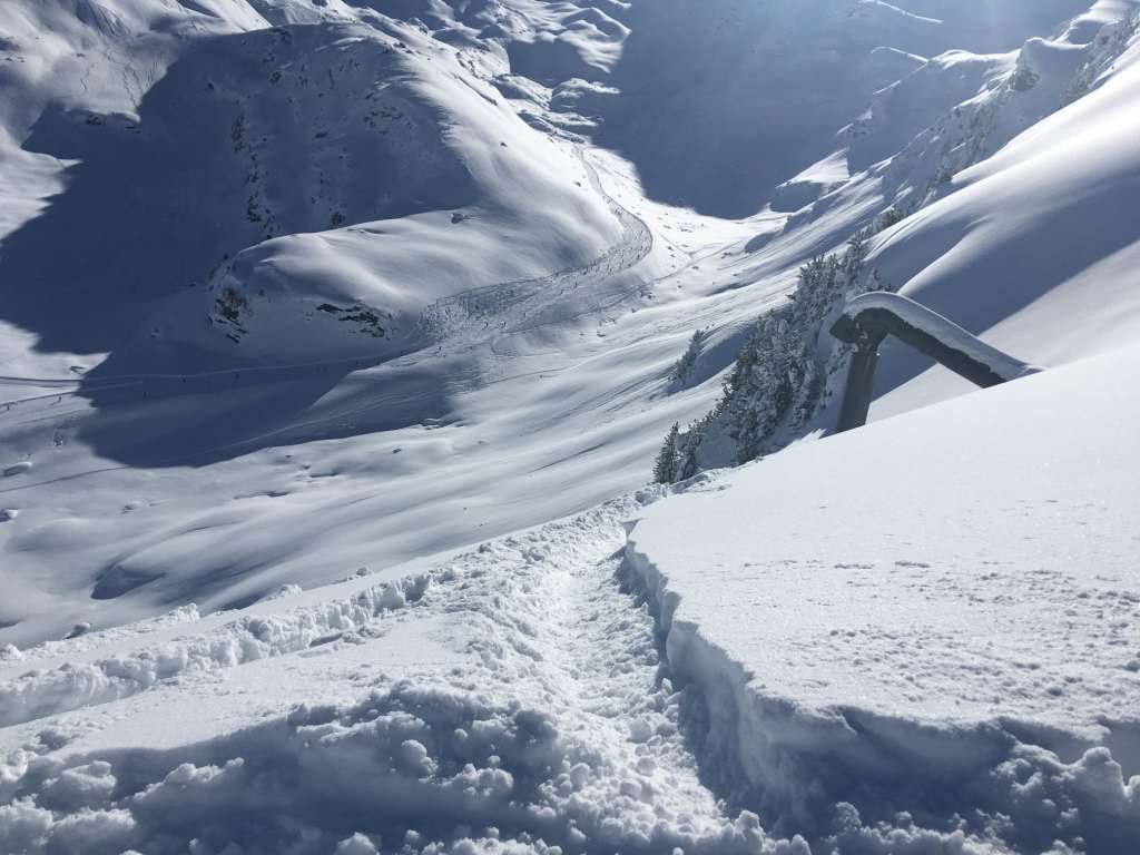 Untouched Alpine Snowfields